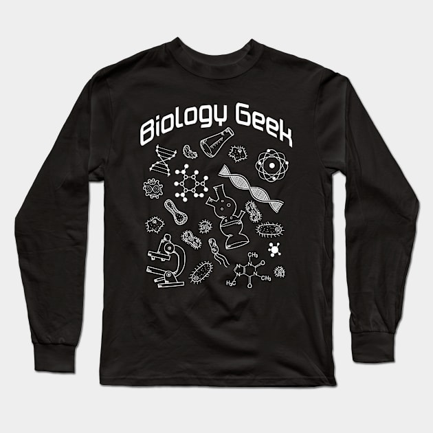 Biology Geek Long Sleeve T-Shirt by letnothingstopyou